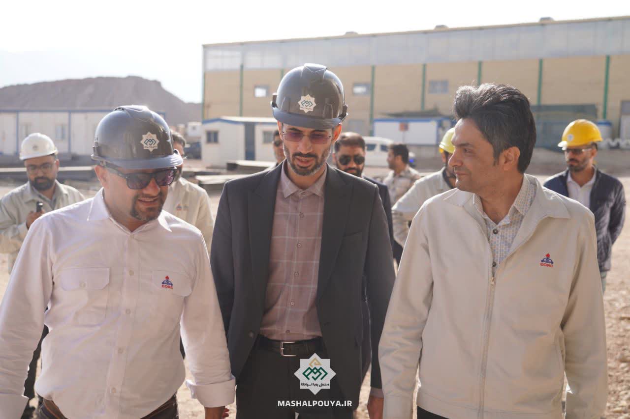 بازدید مسوولان قضایی از شرکت مشعل‌پویا اسپادانا